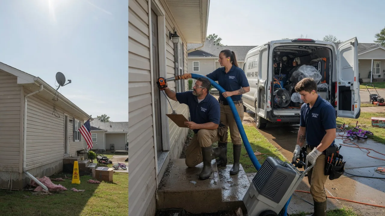 Ceiling Water Damage Restoration in Utica, MS near me
